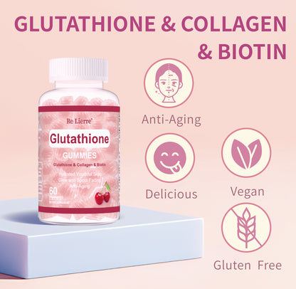 Glutathione Collagen Gummies  Cherry