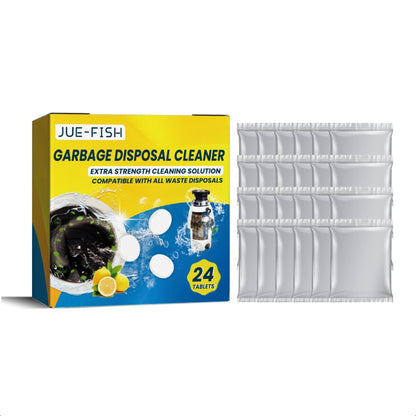 Jue-Fish Sink Cleaning Tablets, Kitchen Sink Cleaning Stains And Oil Cleaning Pipes Cleaning Effervescent Tablets